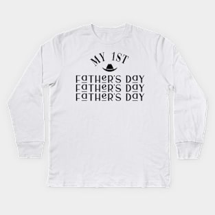 My First Father's Day Kids Long Sleeve T-Shirt